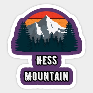 Hess Mountain Sticker